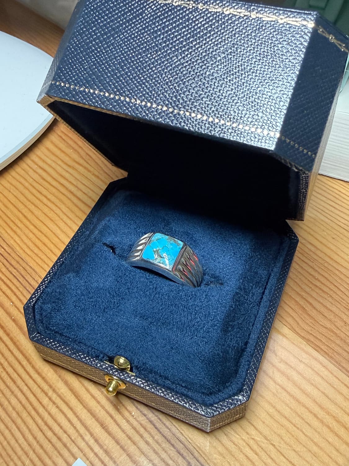 penetrate king man turquoise biker ring 상품이미지2