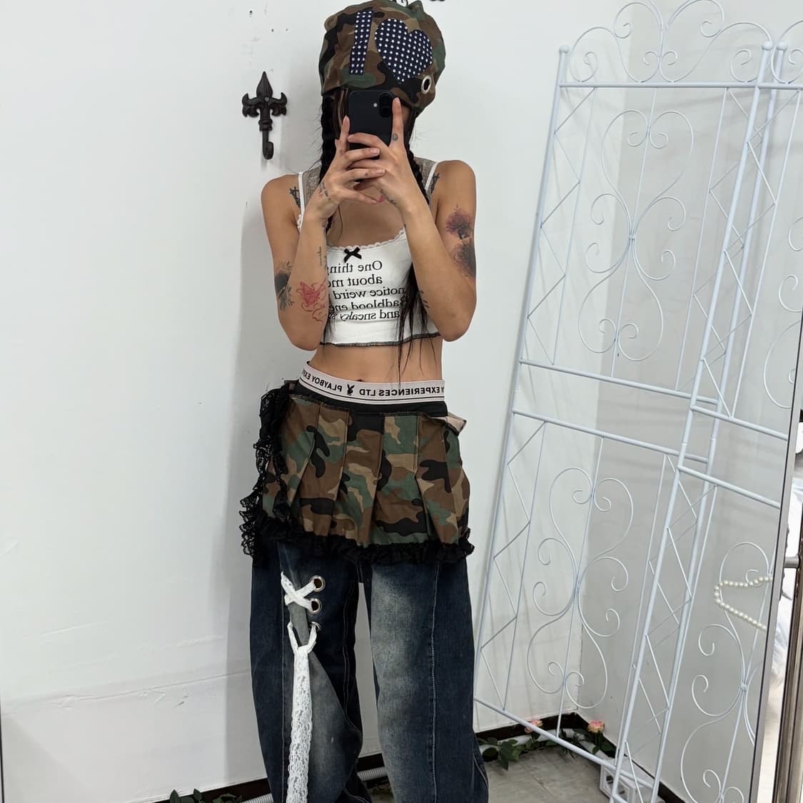 camo I ♥ beanie  상품이미지2