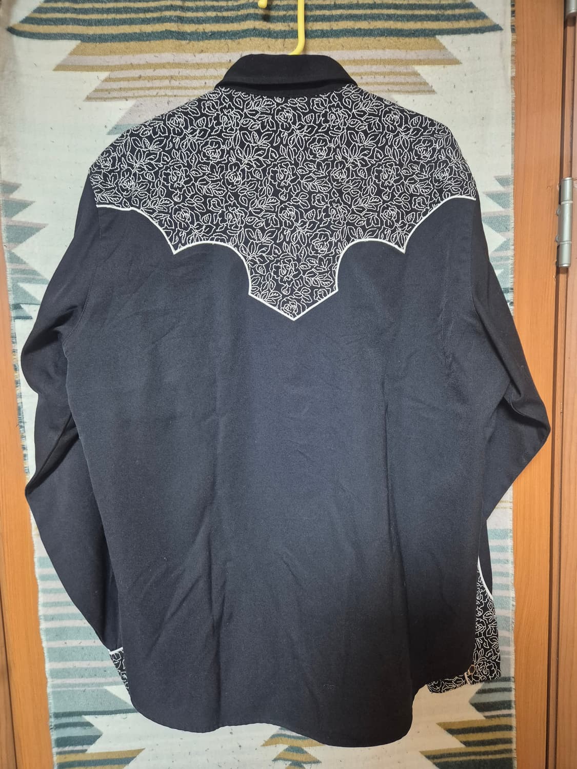 플라워 패턴 자수 웨스턴 셔츠 상품이미지2