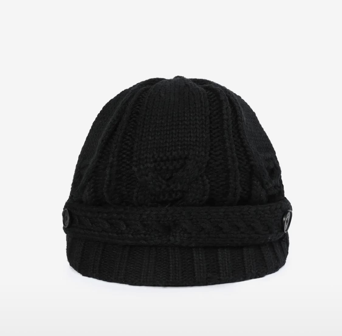 미세키서울 Cable knit beret BLACK 상품이미지2