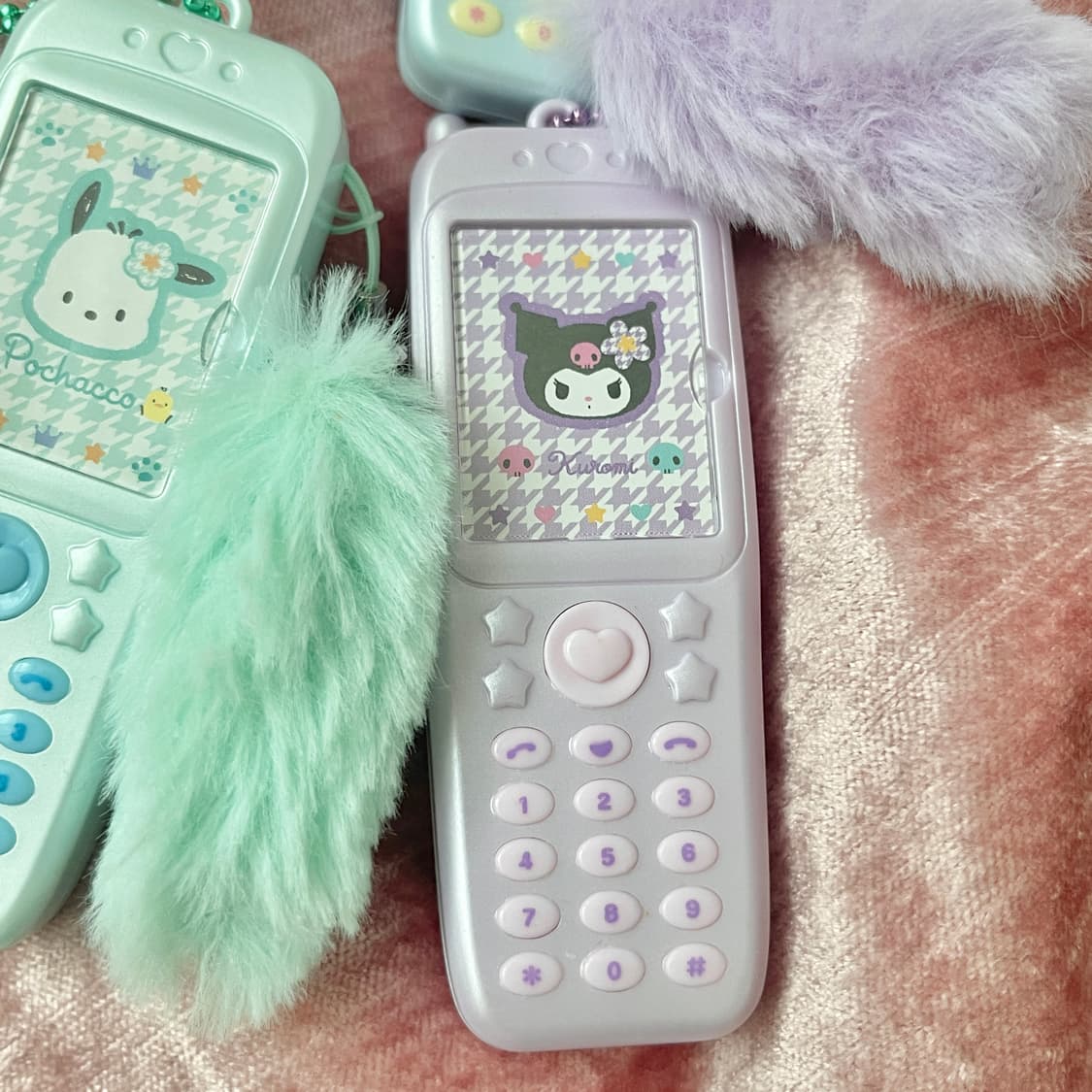 산리오 코갸루  헤이세이 피처폰 증사 포토 홀더 일괄 핸드폰 키링 갸루 상품이미지4