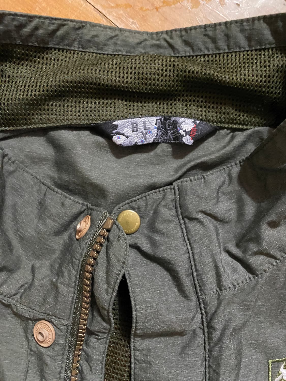 블랙야크 남성 카키 조끼 L 상품이미지3