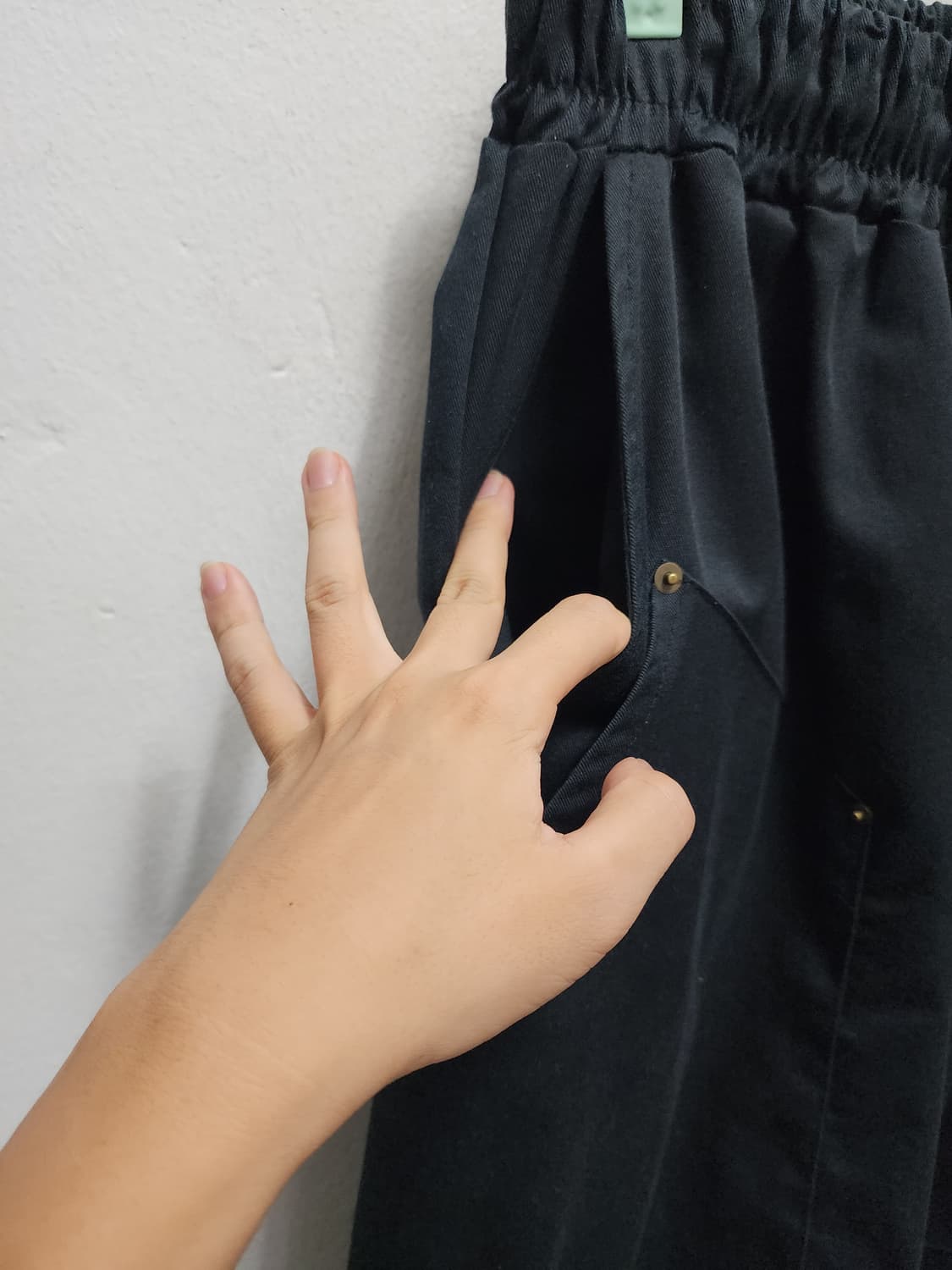 블랙 벌룬핏 2중포켓 파라슈트  상품이미지4