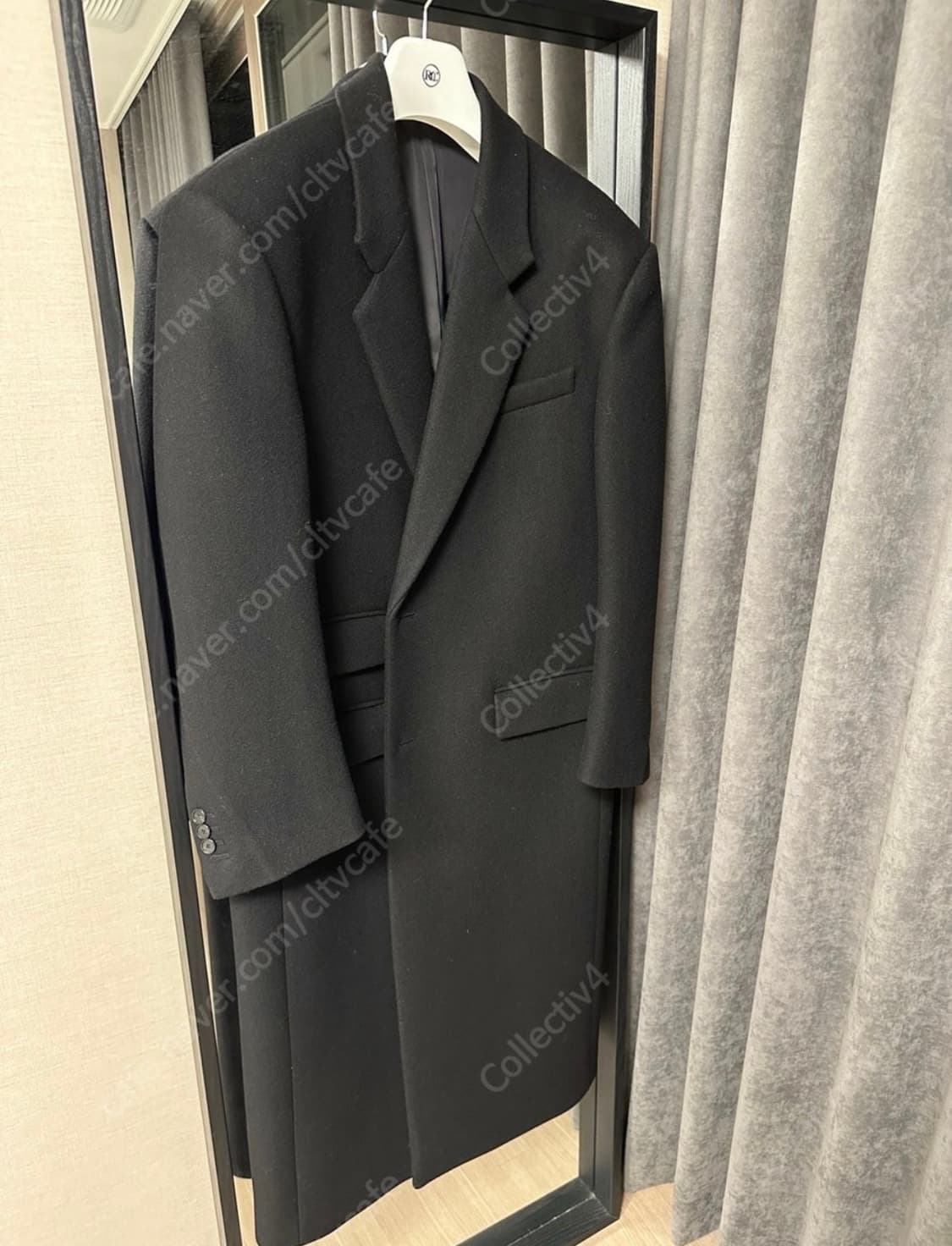 렉토 싱글 코트 블랙 L 상품이미지5