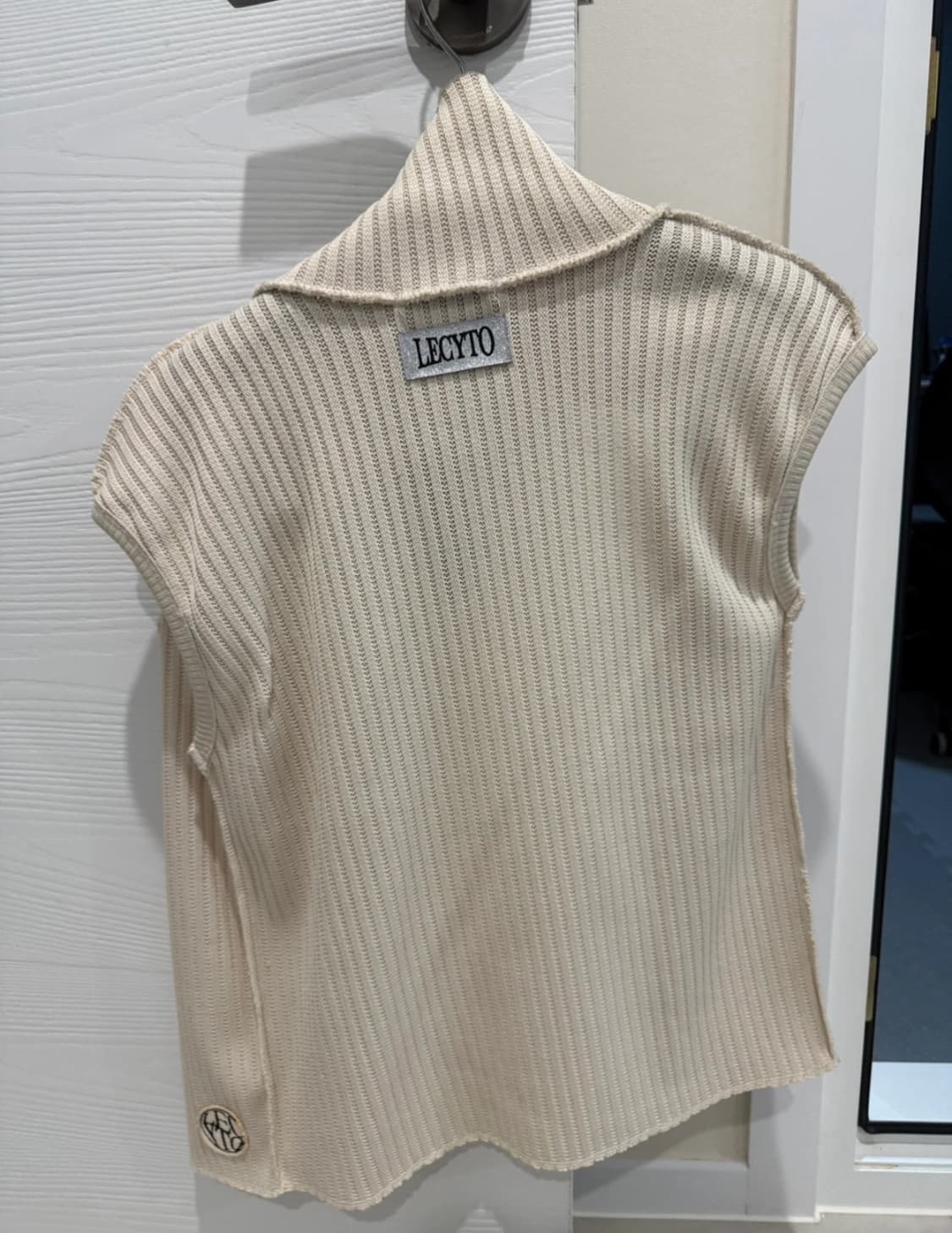 LECYTO 레씨토 니트 베스트 집업 상품이미지2