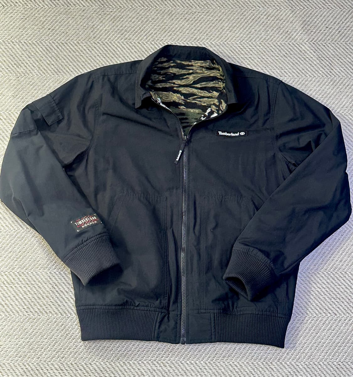 (희귀) 팀버랜드 리버서블 봄버 자켓 상품이미지3