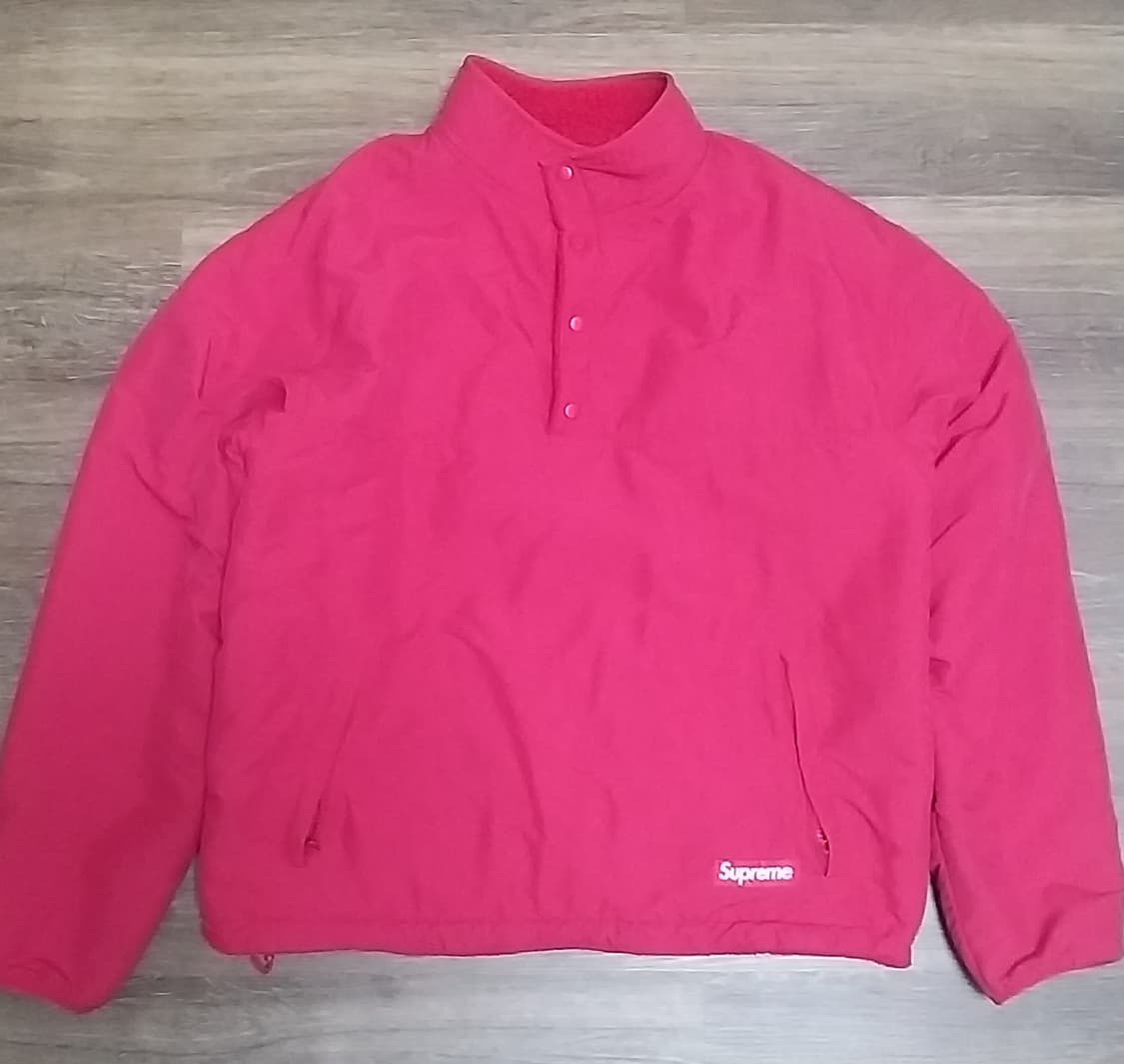 슈프림 폴라텍 리버시블 풀오버 레드 23FW 상품이미지2