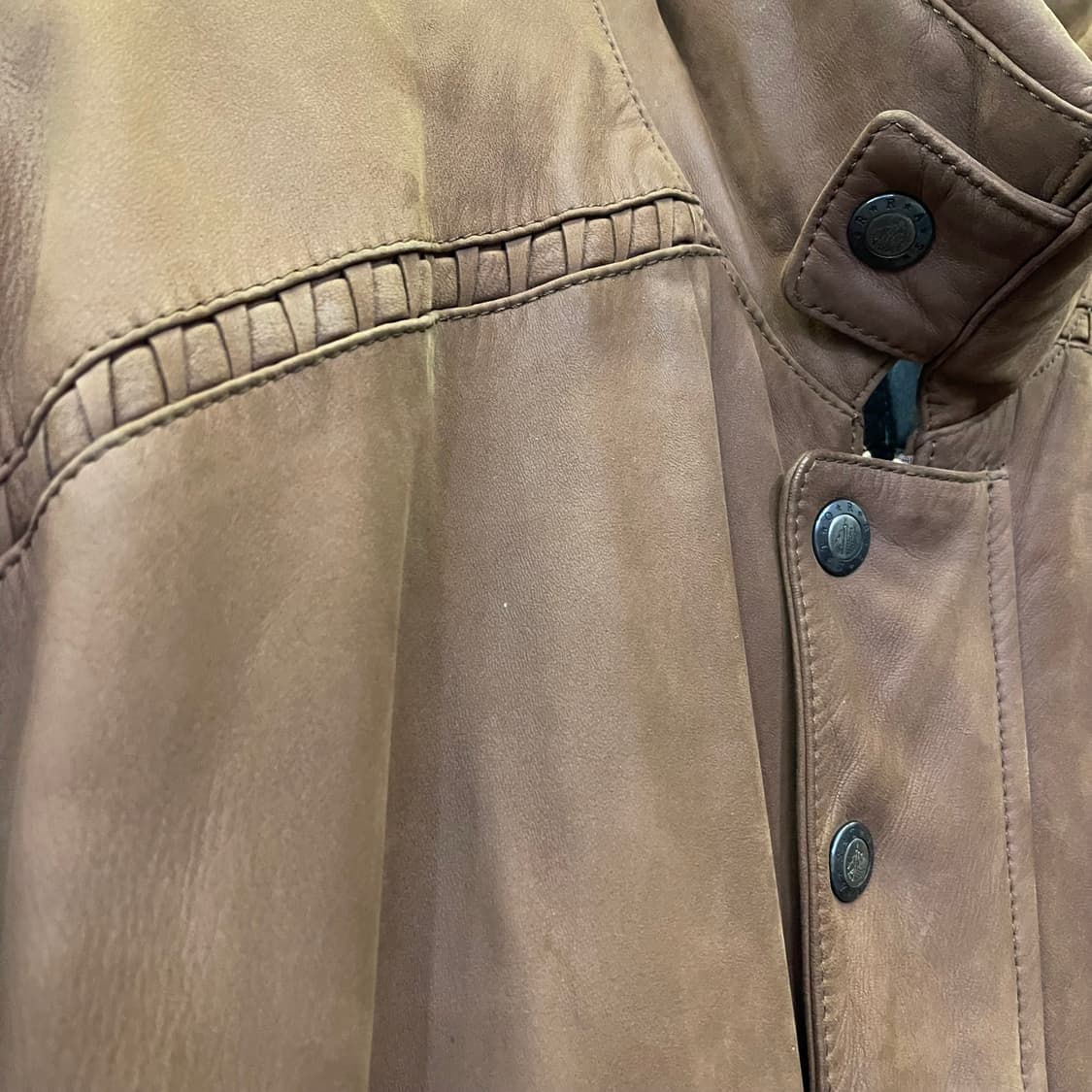 Vintage TORRAS 레더 카코트 상품이미지3