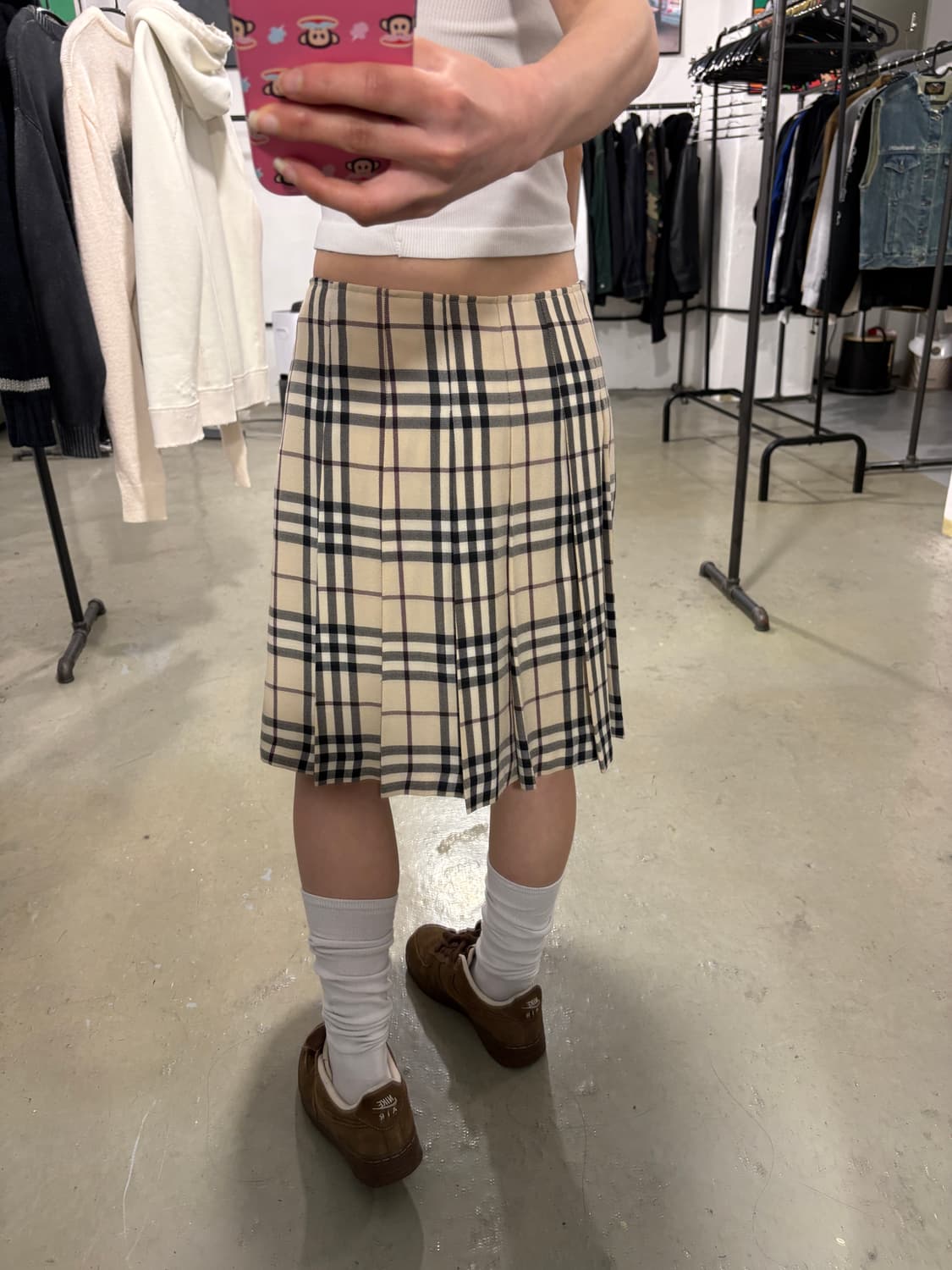버버리 빈티지 치마 상품이미지5