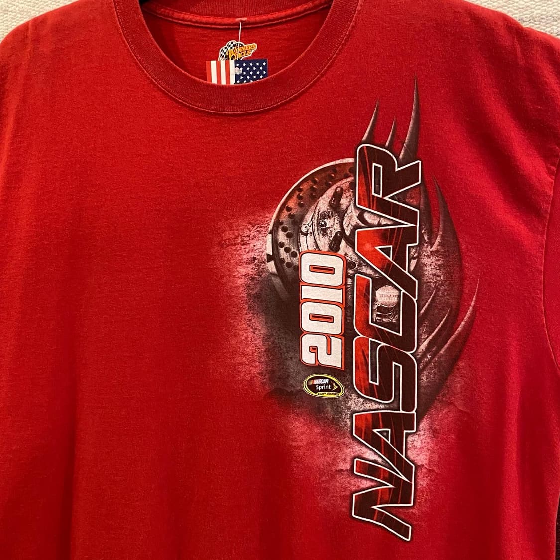 레어 00s USA 위너스서클 2010 나스카 반팔티셔 상품이미지9