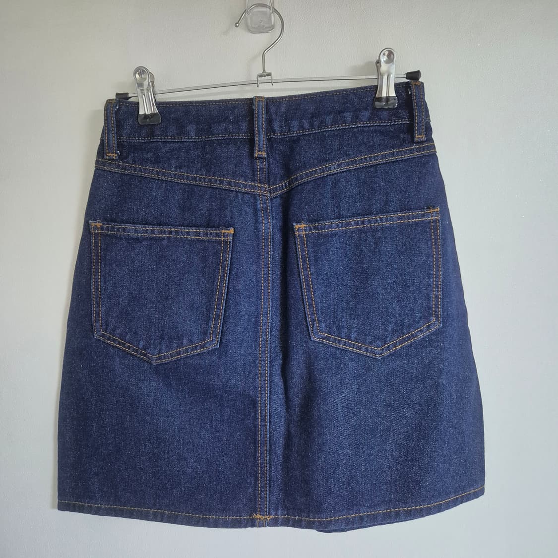 무신사스탠다드 우먼즈 데님 미니 스커트(딥 인디고) 상품이미지3