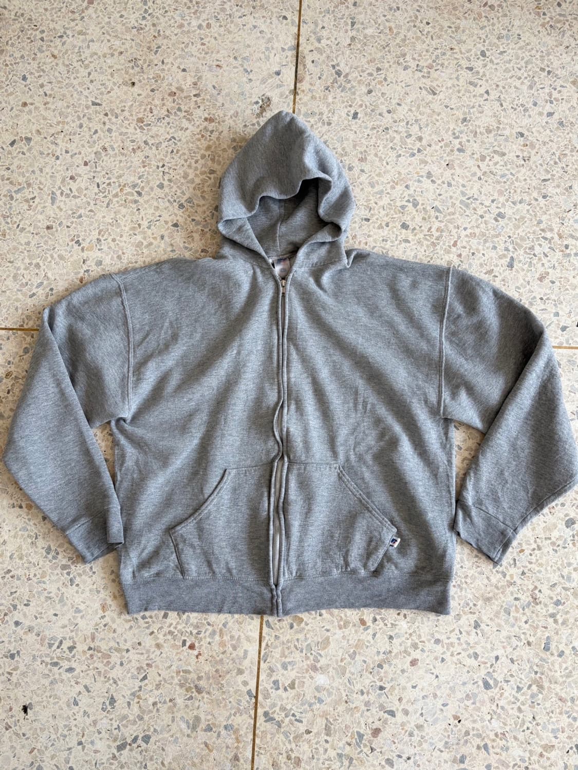 00‘s 러셀 후드집업 그레이 상품이미지4