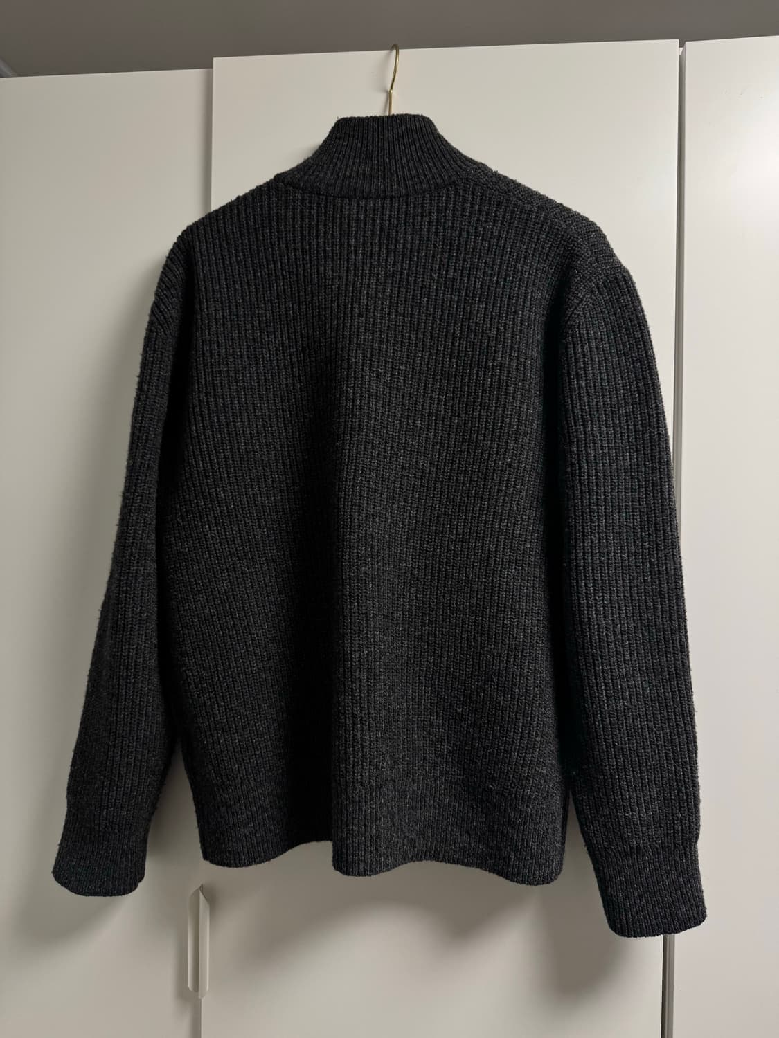 포터리 셔틀랜드 울 하이넥 가디건 (2) 상품이미지5