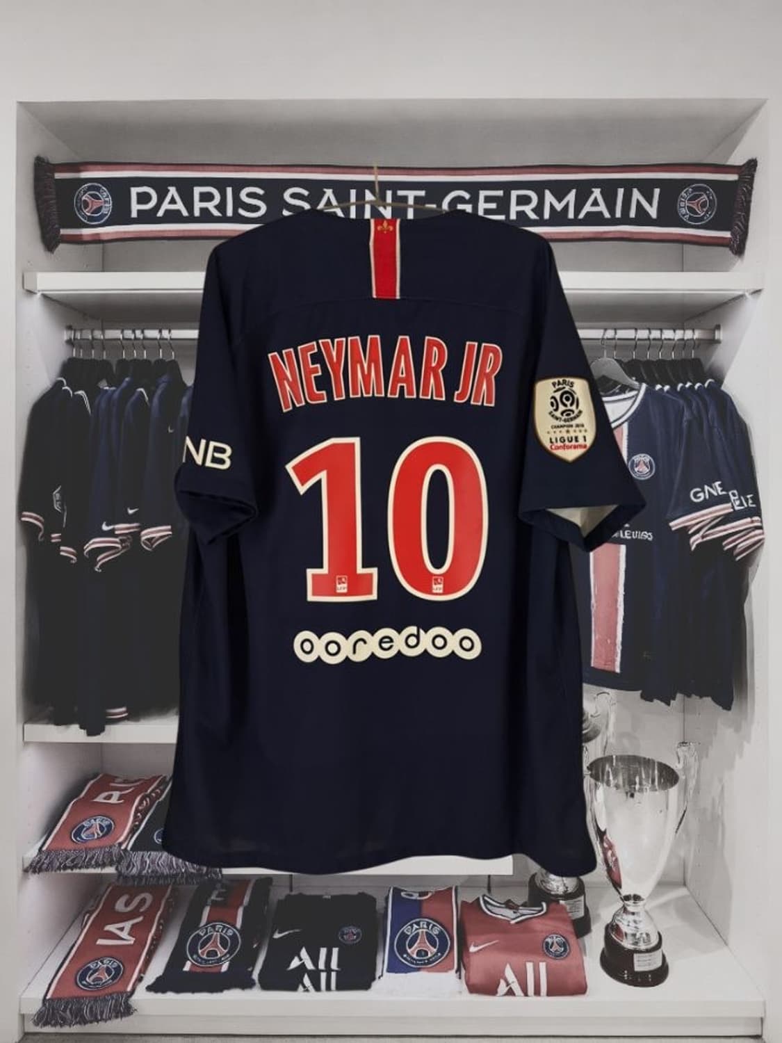 18-19 PSG 파리생제르망 홈 네이마르 유니폼 정품 상품이미지1