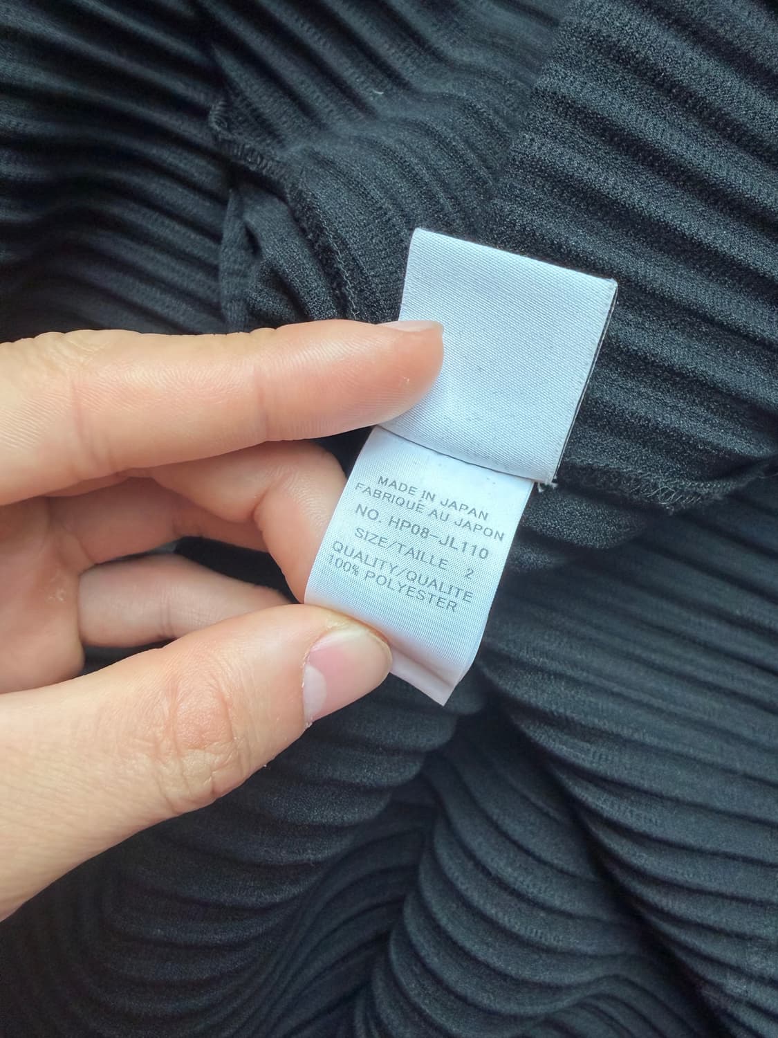 이세이미야케 후드집업 2사이즈 블랙 상품이미지5