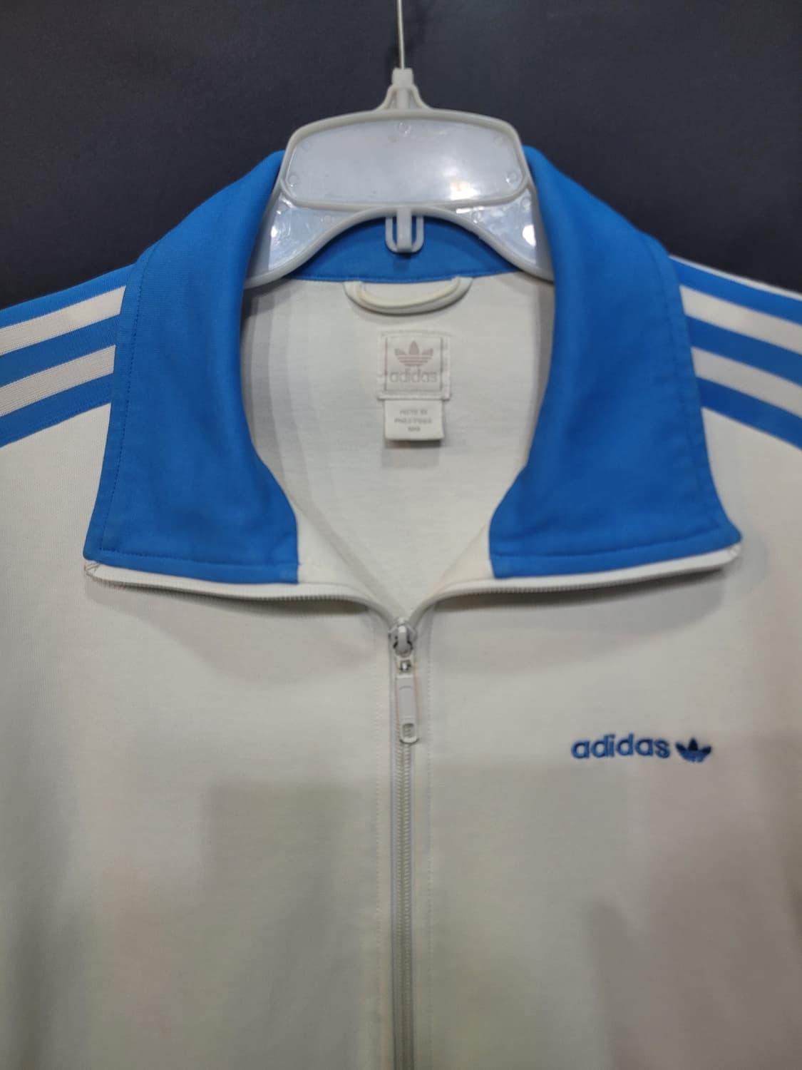 아디다스 올드스쿨 불꽃 레터링 베켄바우어 흰파 대대장 져지 사이즈 100 상품이미지2