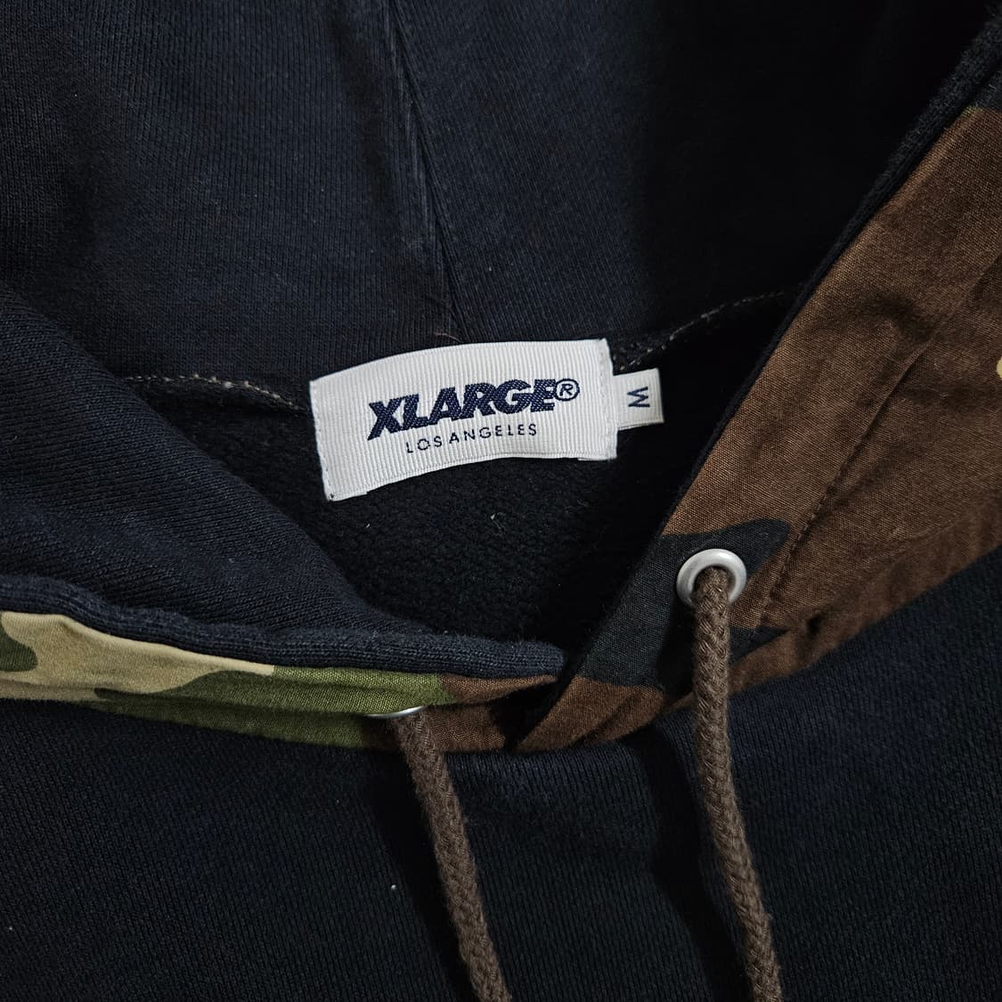 M 95) XLARGE 엑스라지 카모 후드티 상품이미지5