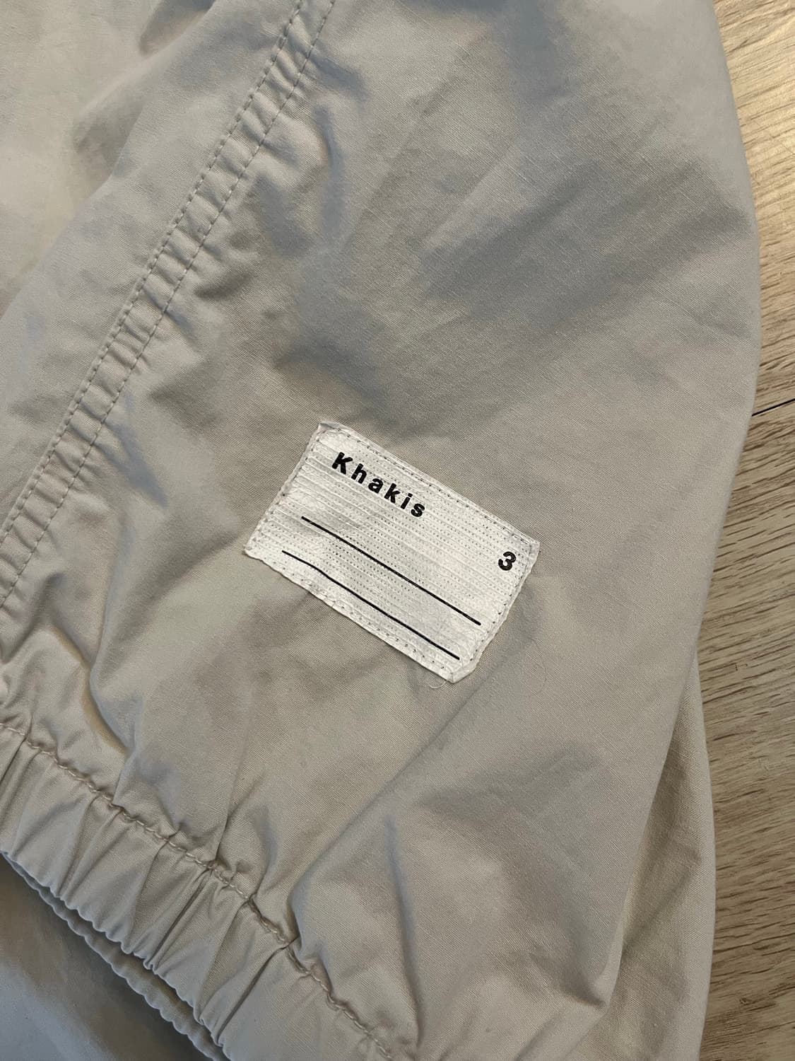 카키스 후디드 래글런 자켓 아이보리 상품이미지3