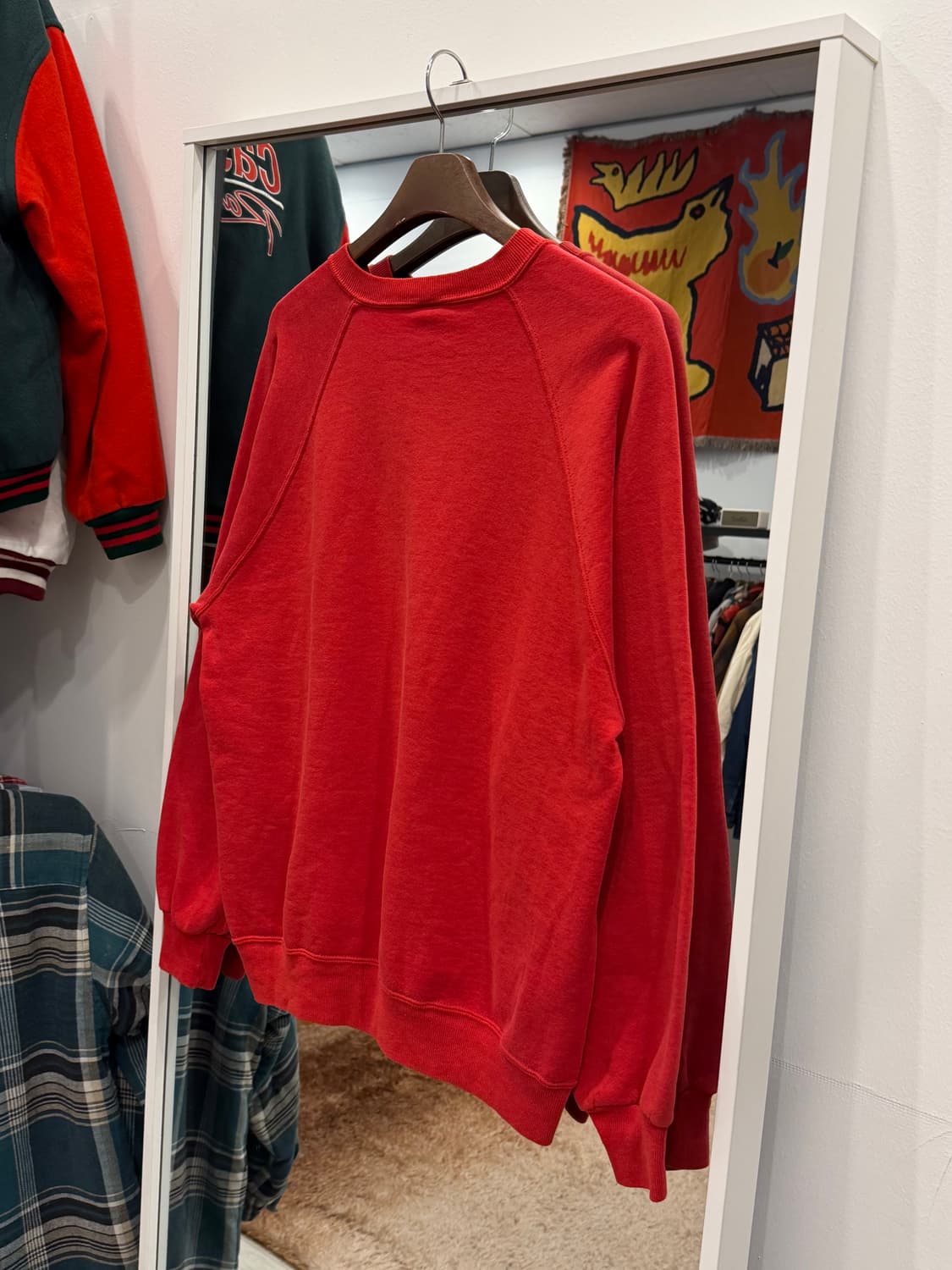 90s Jerzees 저지스 플레인 스웻 셔츠 (made in USA) 상품이미지4