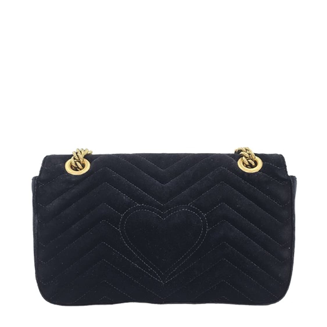 구찌 마몽 마틀라세 벨벳 숄더백 스몰 블랙 상품이미지2