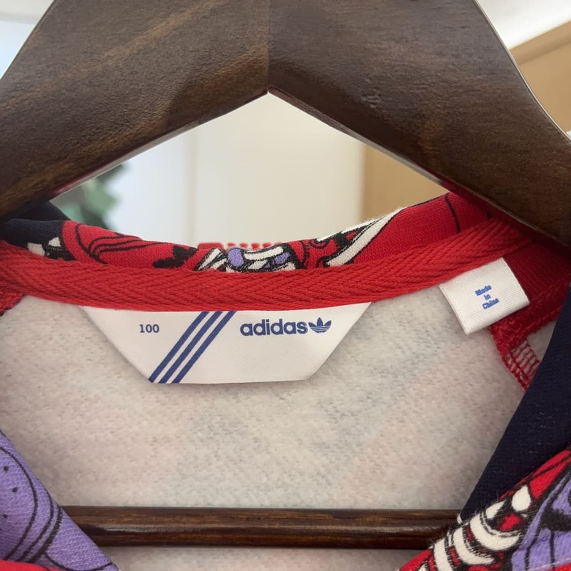 아디다스 오리지날 스니커즈홀프린팅 져지 후드집업 100 C08890 상품이미지5