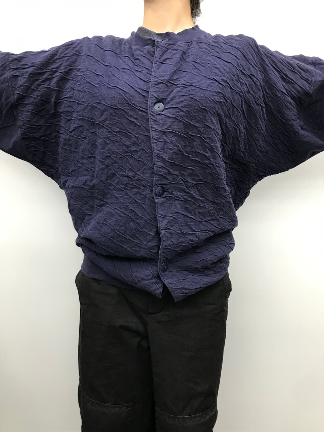 90s Plantation crinkle cardigan 상품이미지2