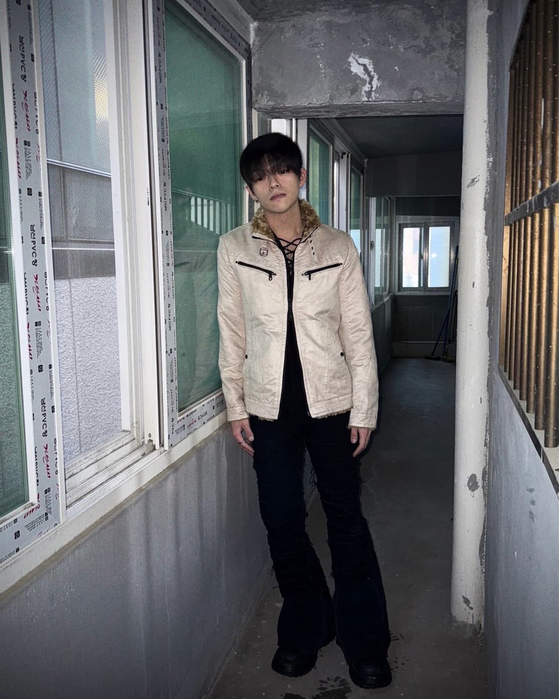 00s fur suede jacket 상품이미지4