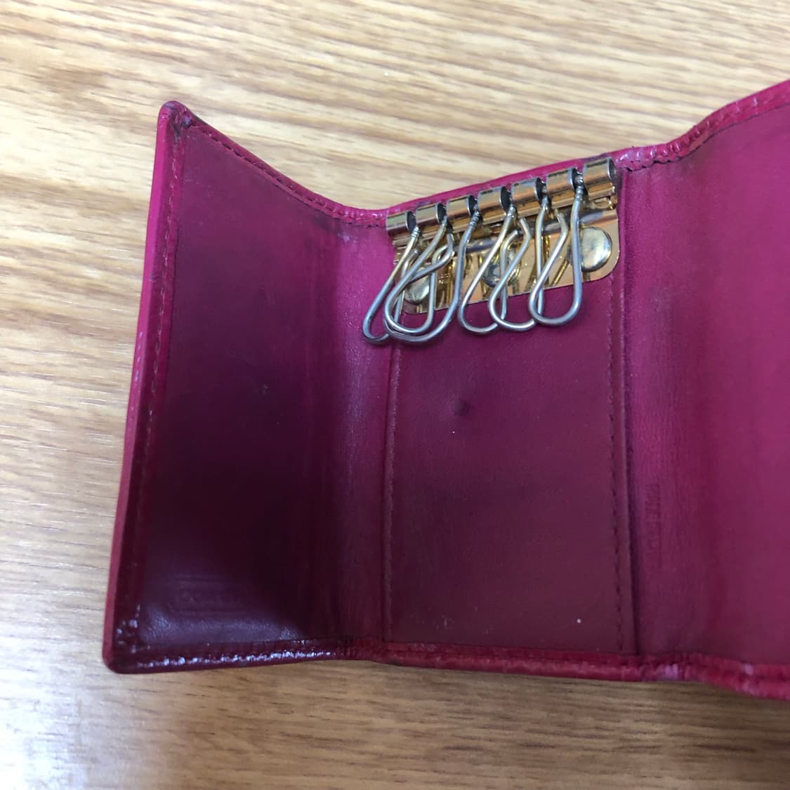 Coach pink mini key case  상품이미지3