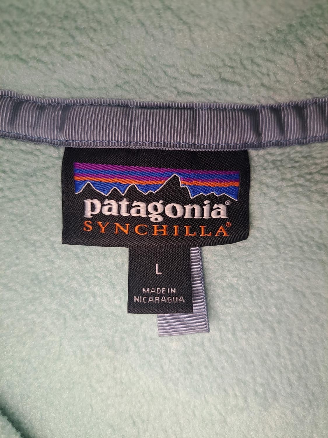 10s 파타고니아 신칠라 스냅-T 민트/핑크/화이트 상품이미지3