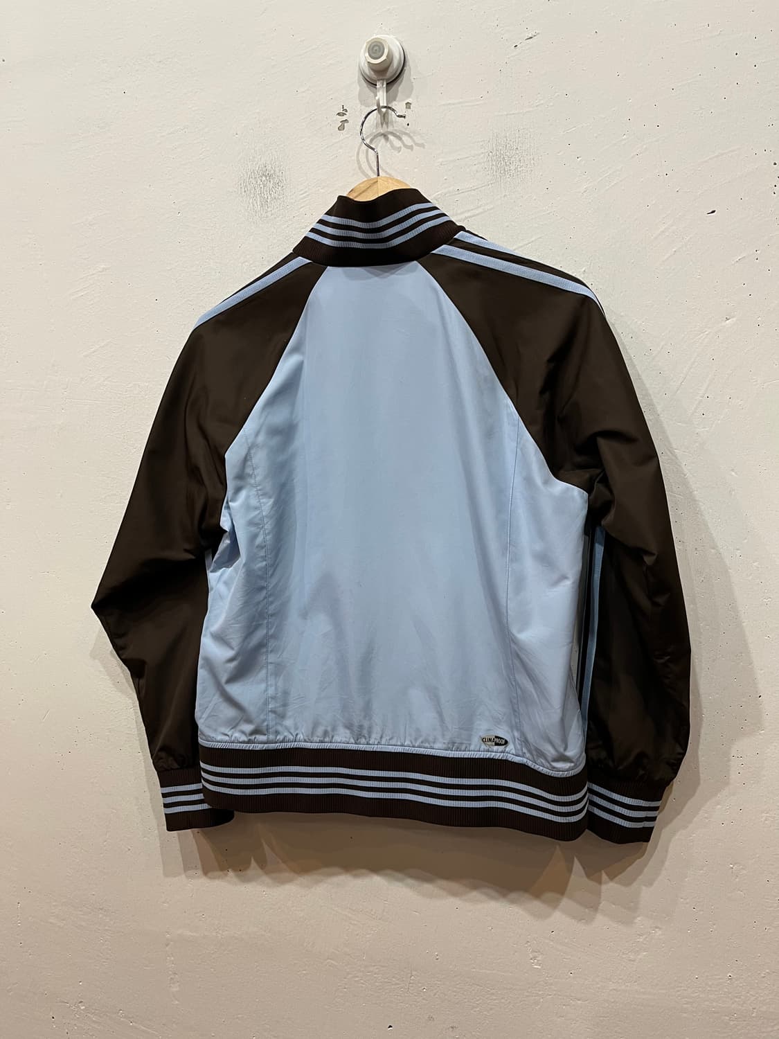 아디다스 재팬 스카이블루 브라운 윈드브레이커 우먼즈 상품이미지2