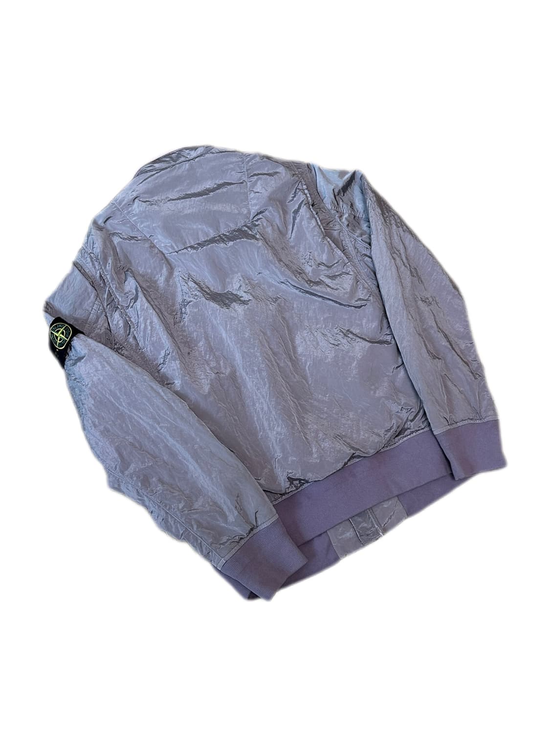 스톤아일랜드 나일론 메탈 라벤더 바람막이 자켓 상품이미지4