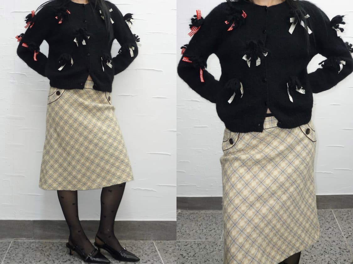 Cute knot cardigan 상품이미지1