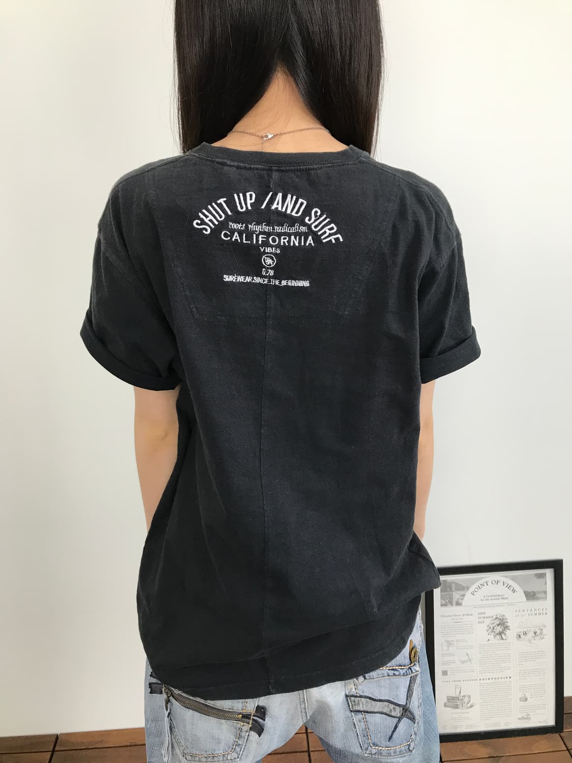 Gotcha V-Neck Surf Graphic Pocket Tee 상품이미지3