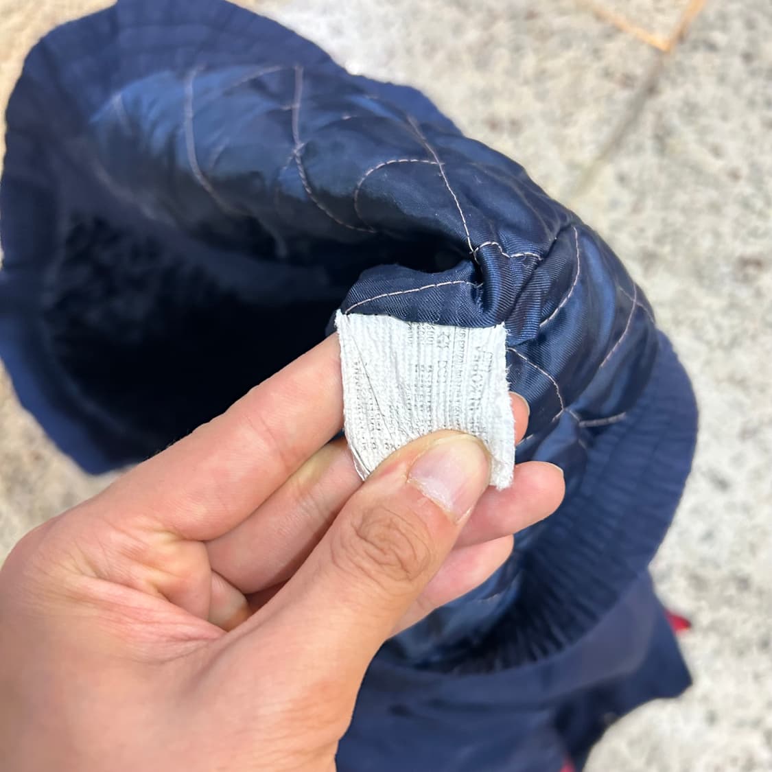 아디다스(Adidas) 네이비 남빨 올드스쿨 삼선 바람막이 자켓 상품이미지5