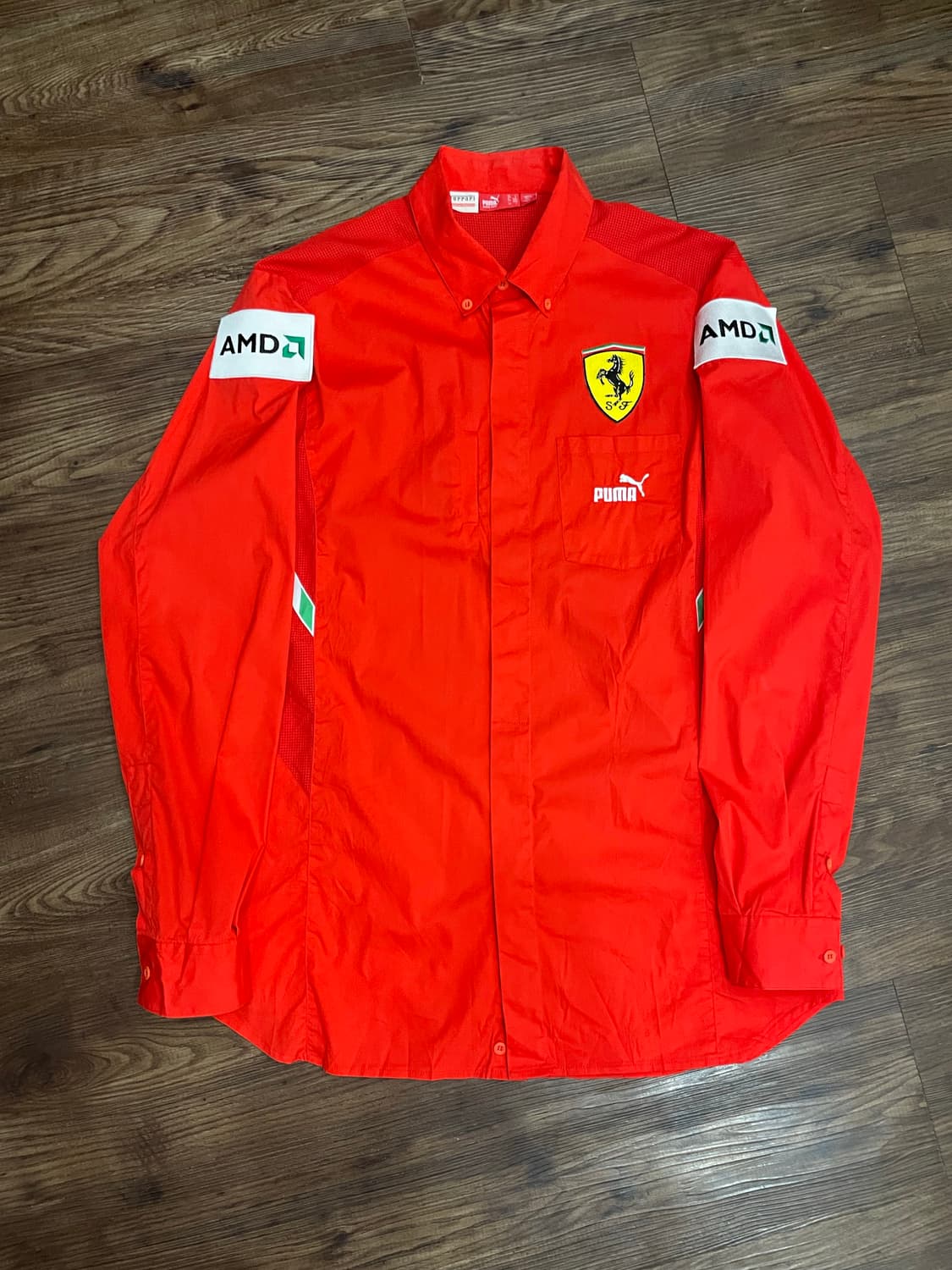 푸마 페라리 한정판 F1 스쿠데리아 레이싱 셔츠 상품이미지1