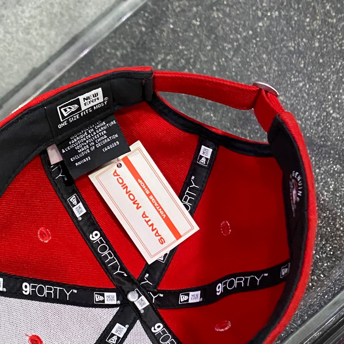 뉴에라 뉴욕양키스 레드 볼캡 B3806 상품이미지3