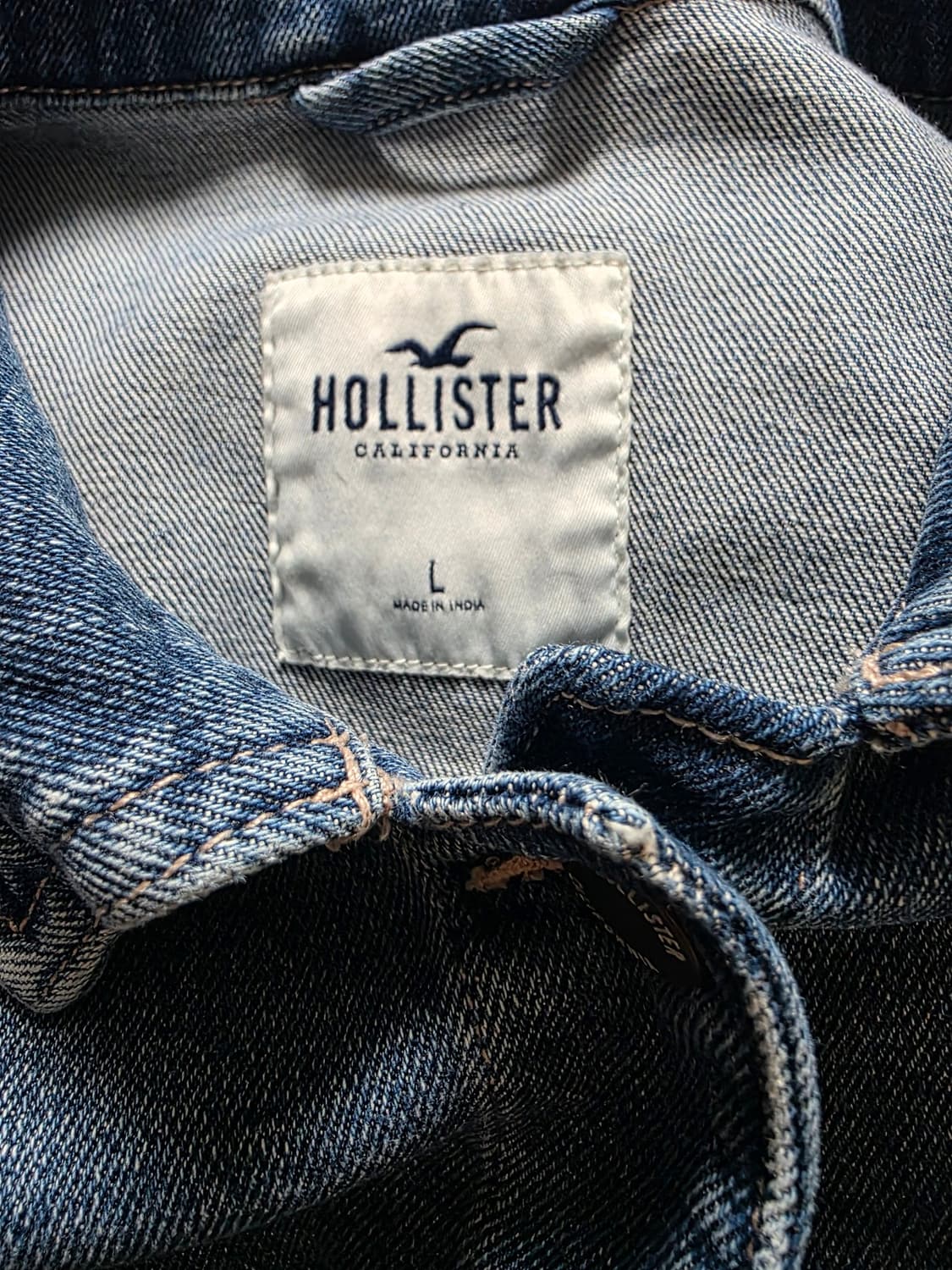 홀리스터 데님 청자켓 (L) 상품이미지3