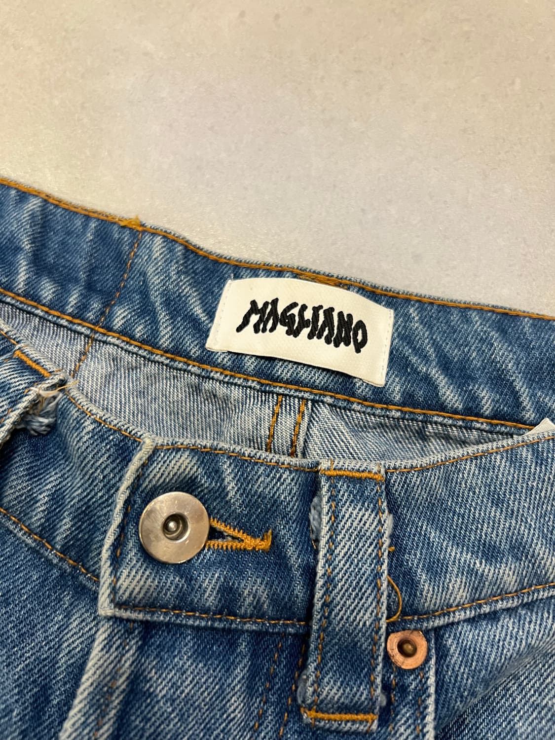 마리아노 플랫톤 3d 데님 팬츠 L 상품이미지4