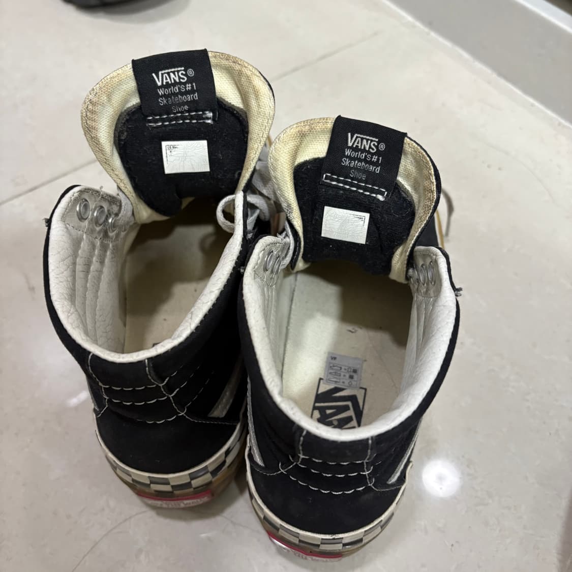 반스 올드스쿨 하이 스택드 체커보드 상품이미지4