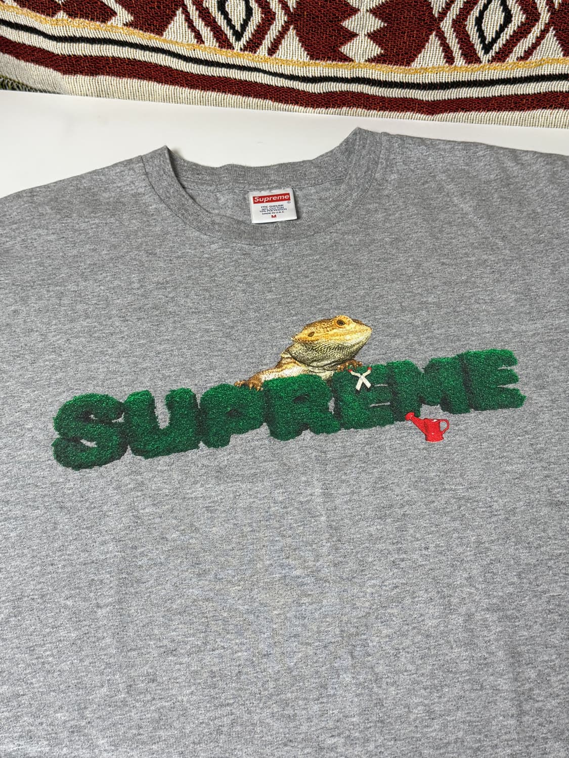 Supreme Lizard Tee (Grey) 슈프림 반팔티 상품이미지1