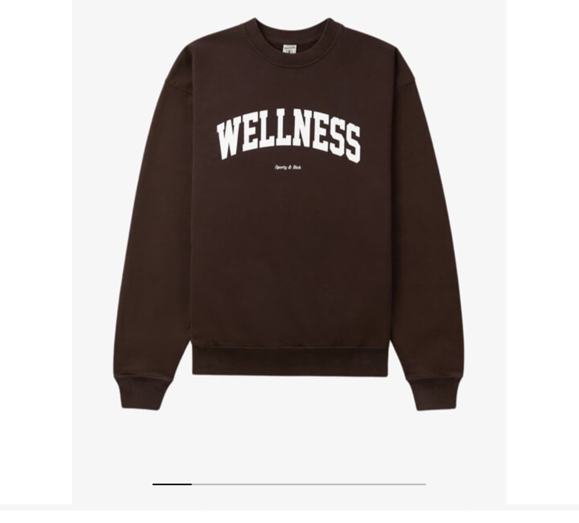 스포티앤리치 웰니스 맨투맨 브라운(L) 상품이미지1