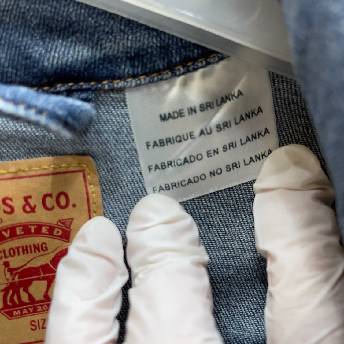 리바이스 우먼스 데님 베스트 상품이미지4