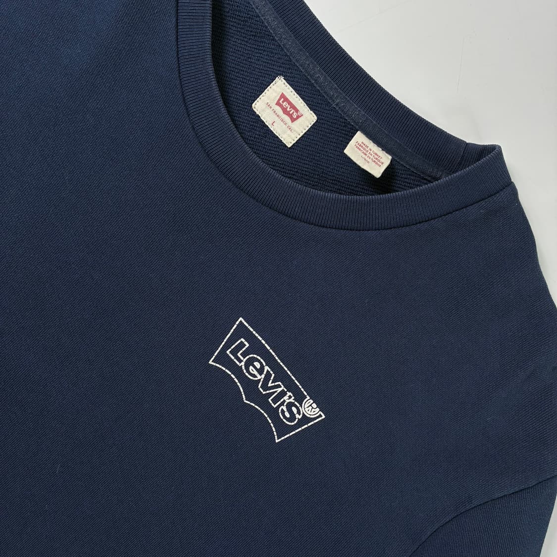 Levi's  리바이스 레드탭 스몰로고 네이비 맨투맨   상품이미지3