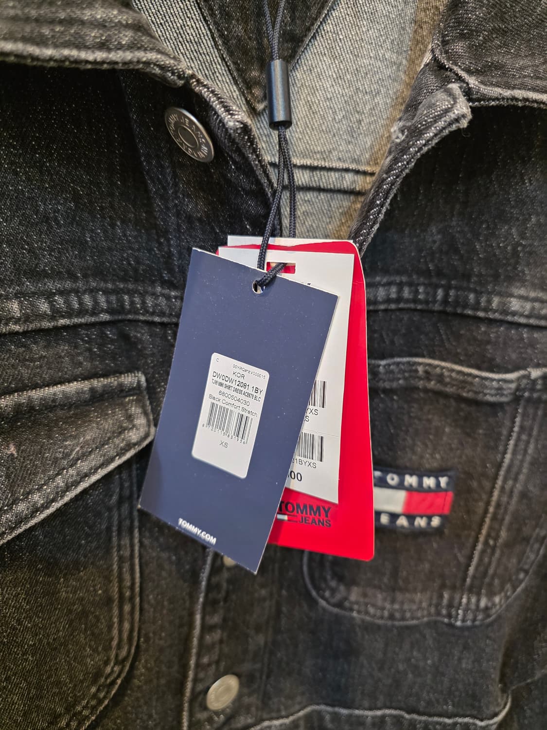 타미진 블랙 데님 원피스XS 상품이미지8