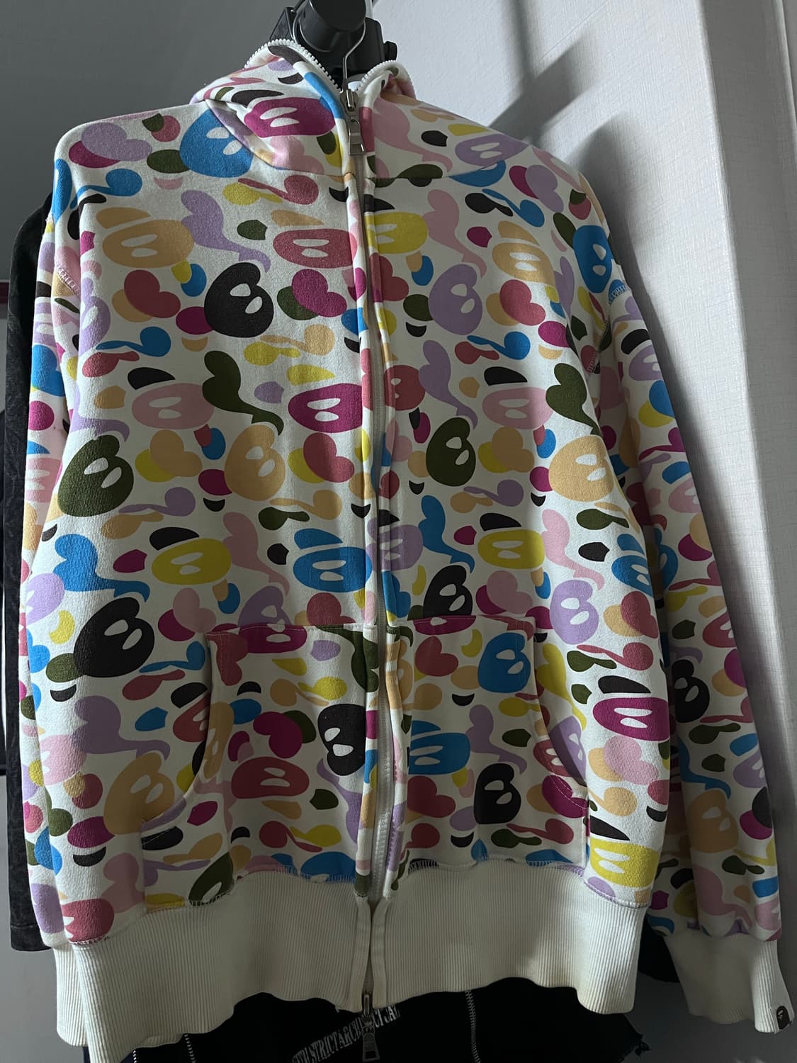 베이프 초레어 컬러 투웨이 후드집업 M 상품이미지3