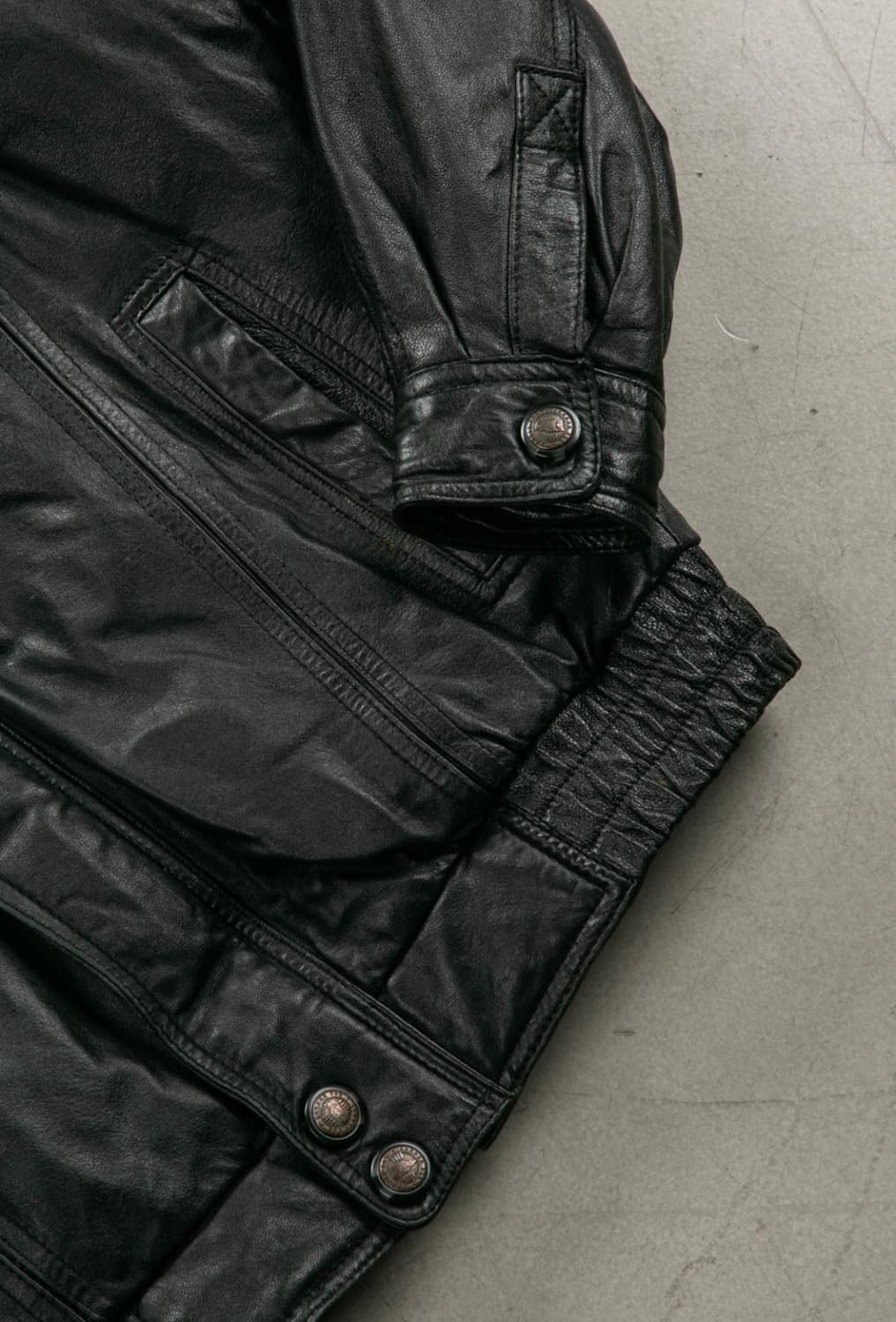 리얼 레더 봄버 자켓 상품이미지5