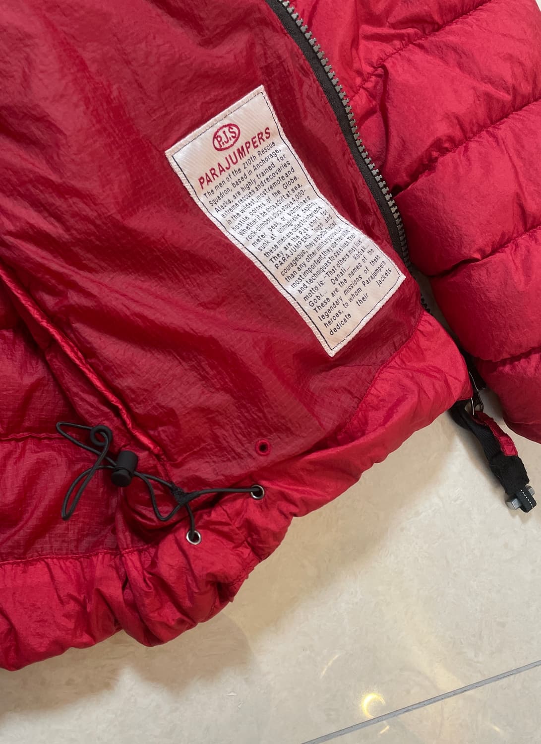 [M] 파라점퍼스 25fw 윌프레드 숏 다운 자켓 경량패딩 레드 상품이미지10