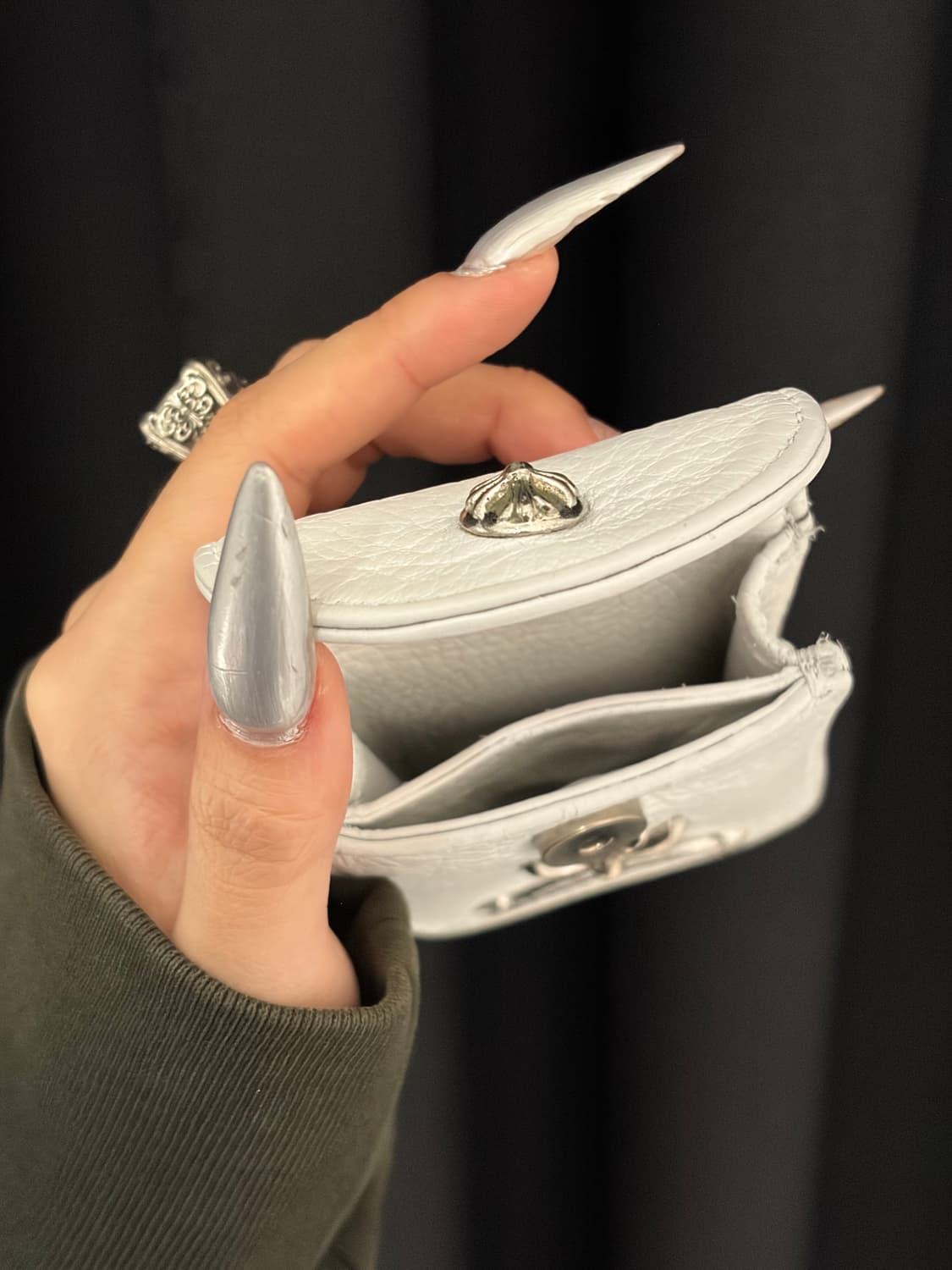 크롬하츠 레더 파우치 상품이미지2