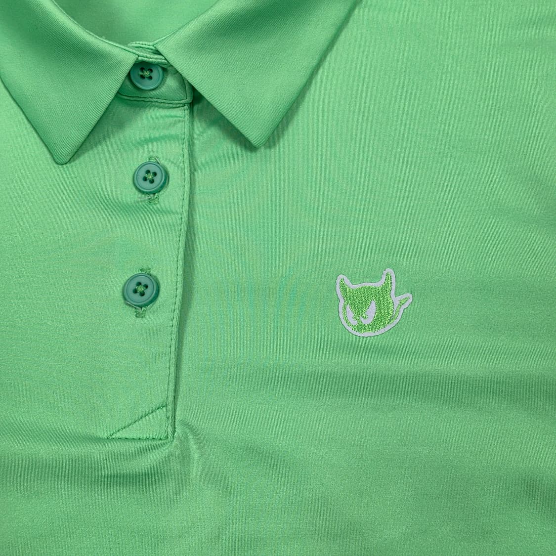 WACC 왁 여성 신품급 골프티셔츠 형광그린 1호 (S) 상품이미지5