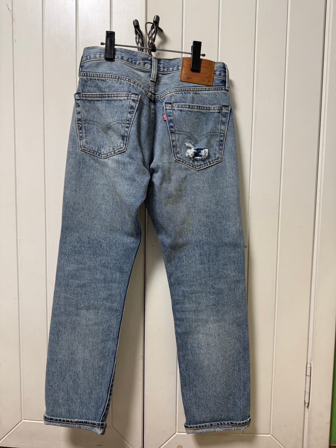 리바이스 501 터콰이즈 리벳 29/30 상품이미지2